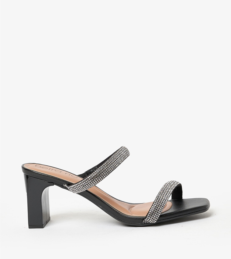 AUSTINN Embellished Open Toe Heel Sandals