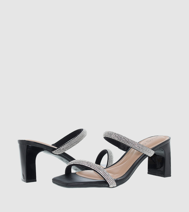 AUSTINN Embellished Open Toe Heel Sandals