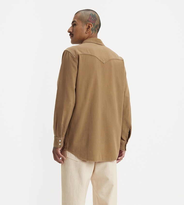 Classic Long Sleeves Denim Shirt