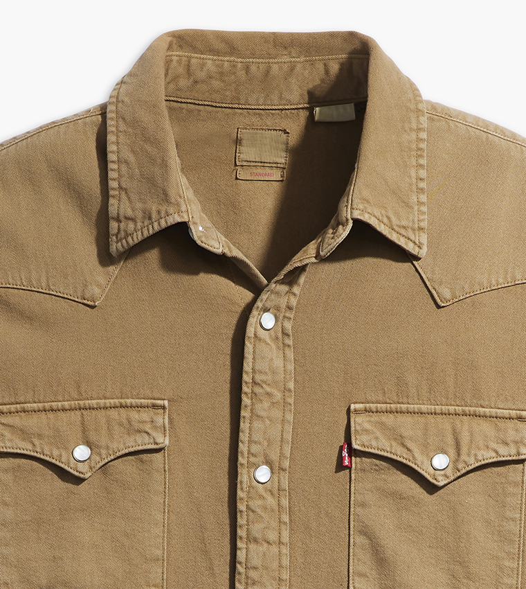 Classic Long Sleeves Denim Shirt