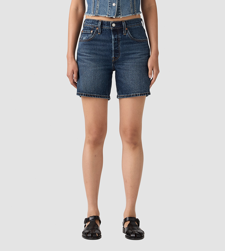 501 Original High Rise Denim Shorts