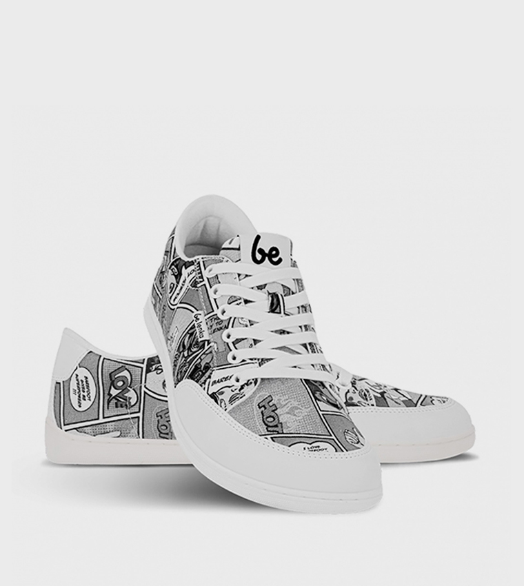 REBOUND Printed Lace-Up Sneakers