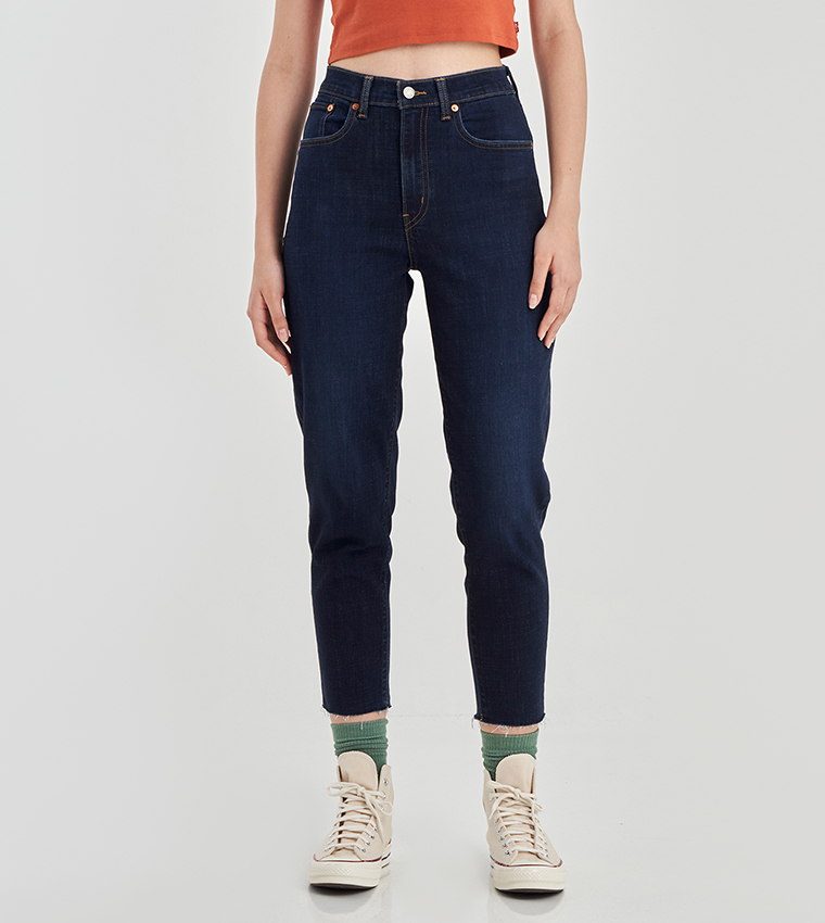High-Rise Boyfriend Jeans