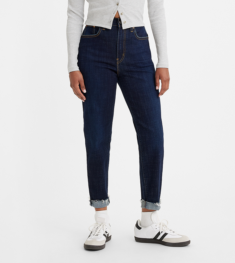 High-Rise Boyfriend Jeans