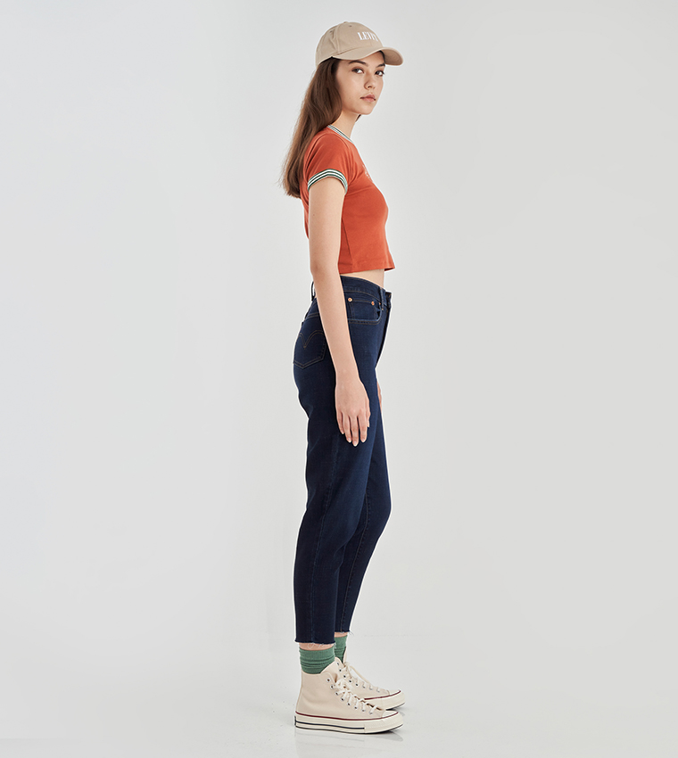 High-Rise Boyfriend Jeans