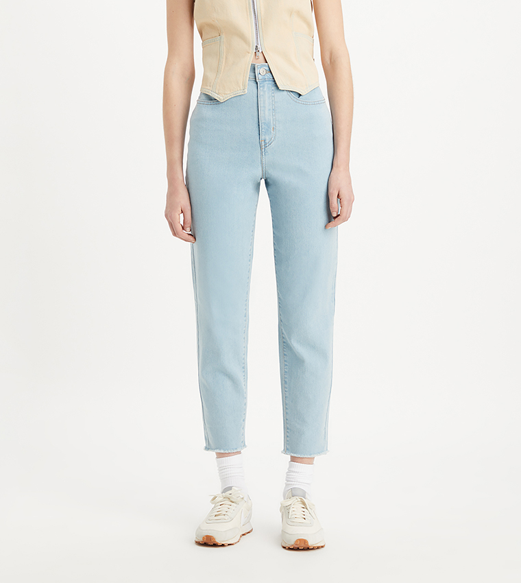 High-Rise Boyfriend Fit Jeans