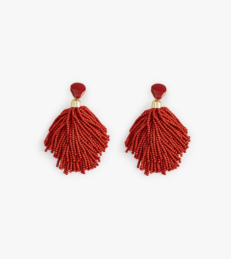 Beaded Drop Earrings