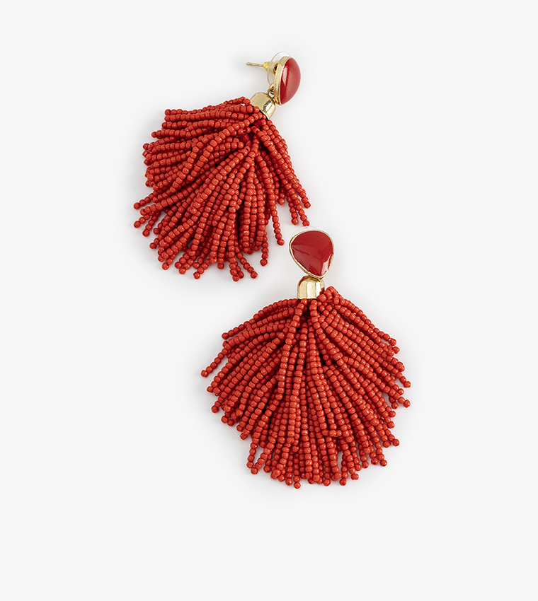 Beaded Drop Earrings