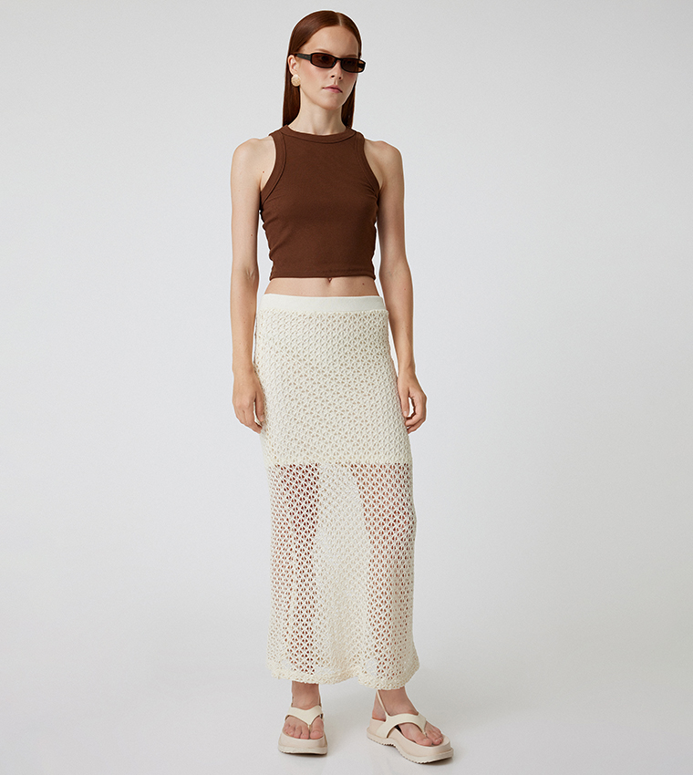 Ribbed Crop Tank Top