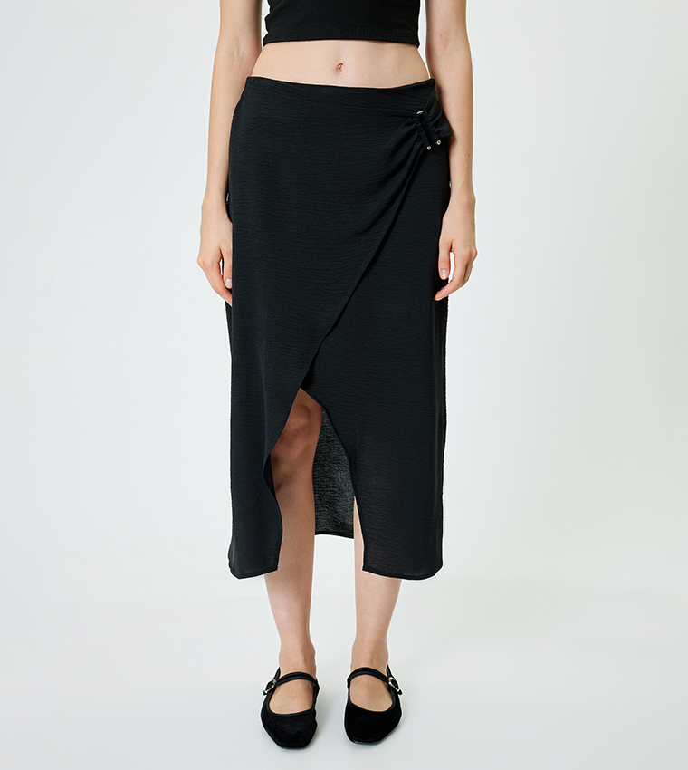 Koton  Midi Skirts - Black Midi Skirts