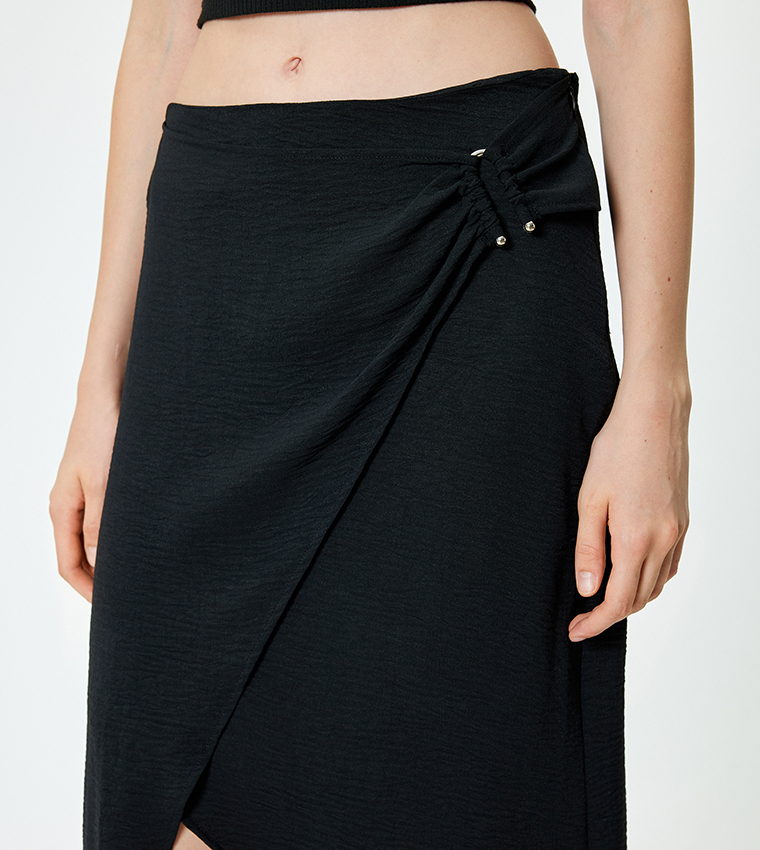 Koton  Midi Skirts - Black Midi Skirts