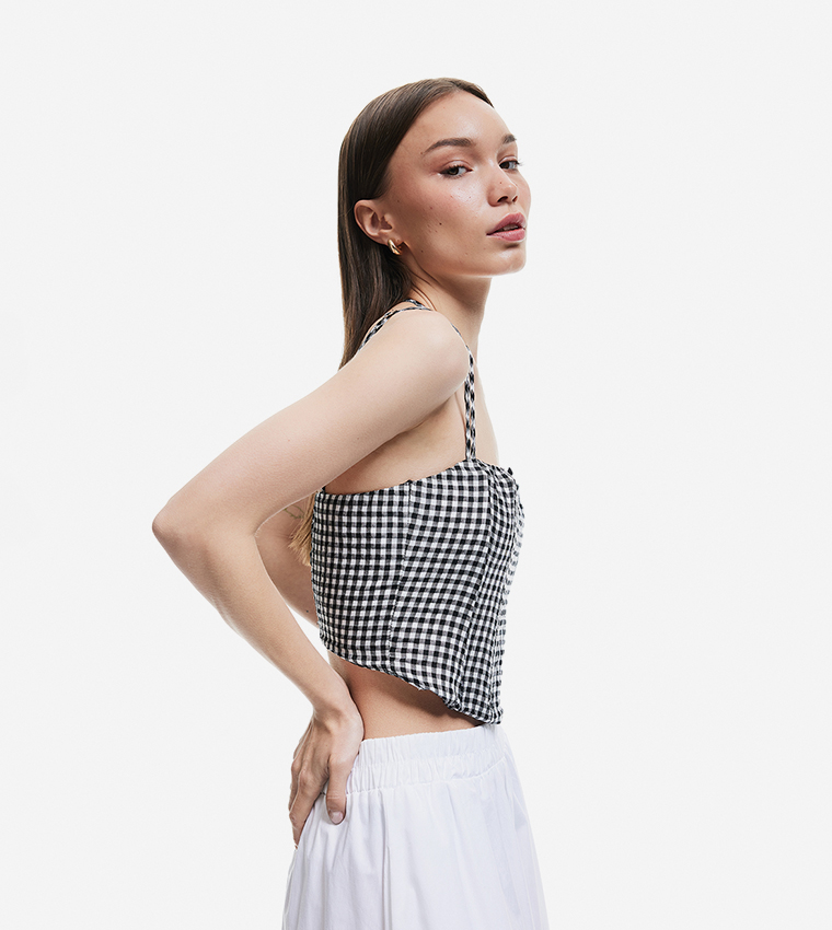 كوتون  توبات قصيرة - متعدد Cropped Tops