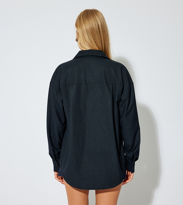 Solid Long Sleeves Shirt