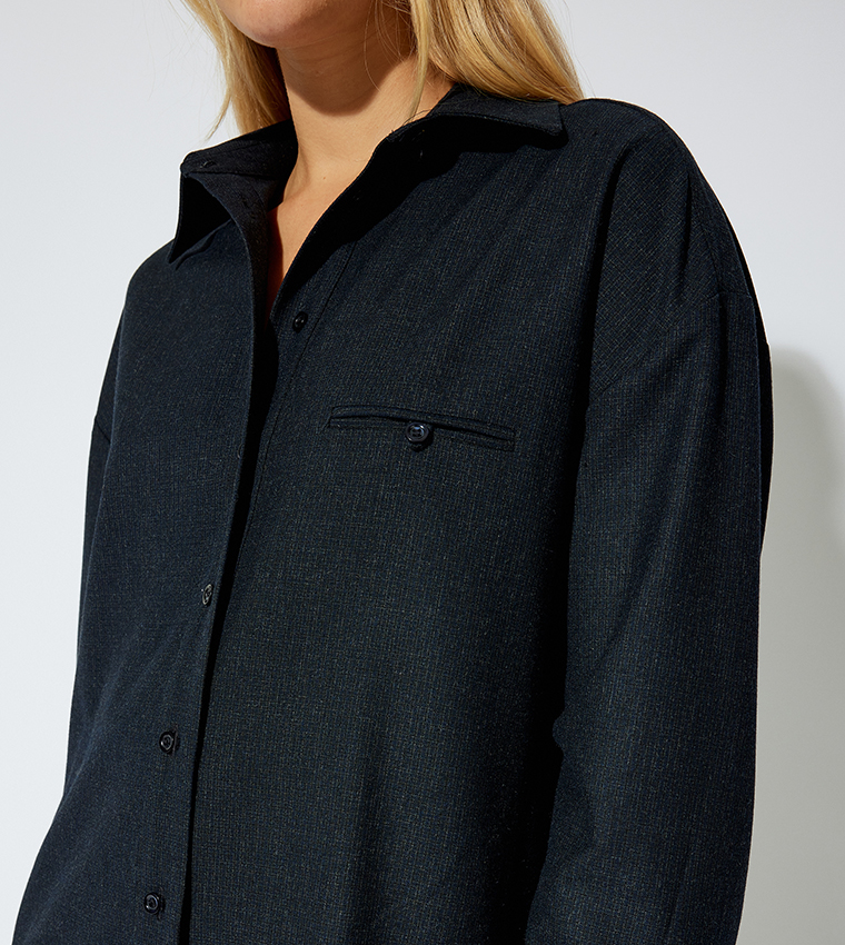 Solid Long Sleeves Shirt