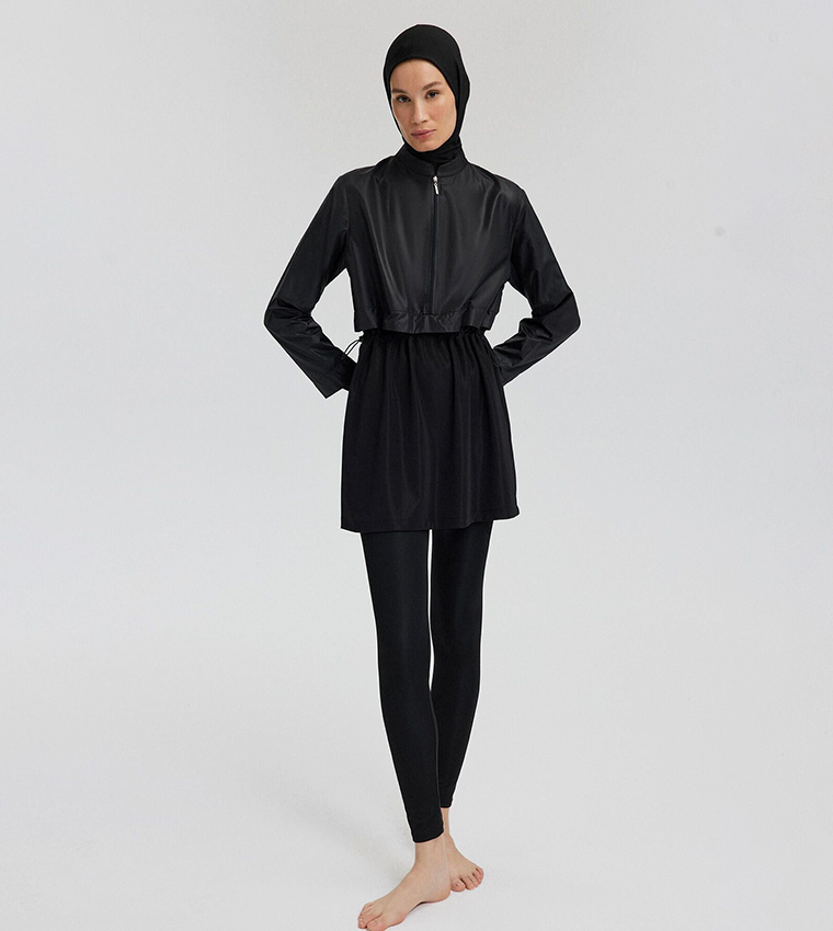 Triple Hijab Swimming Suit