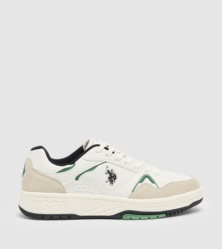 WIZARD GLB Color Block Lace-Up Sneakers