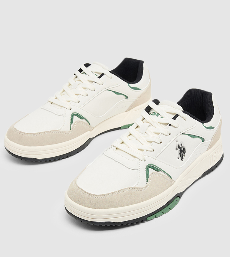 WIZARD GLB Color Block Lace-Up Sneakers