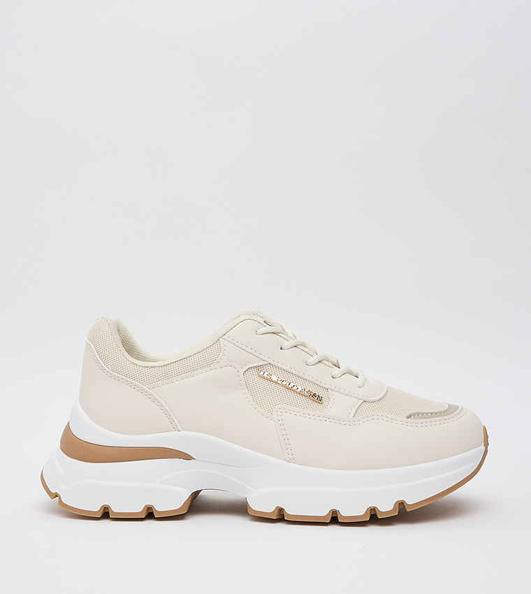 U.S. Polo Assn.  Low Top - Beige Low Top