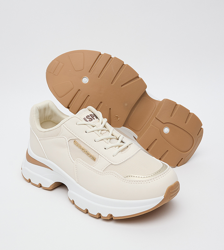 U.S. Polo Assn.  Low Top - Beige Low Top