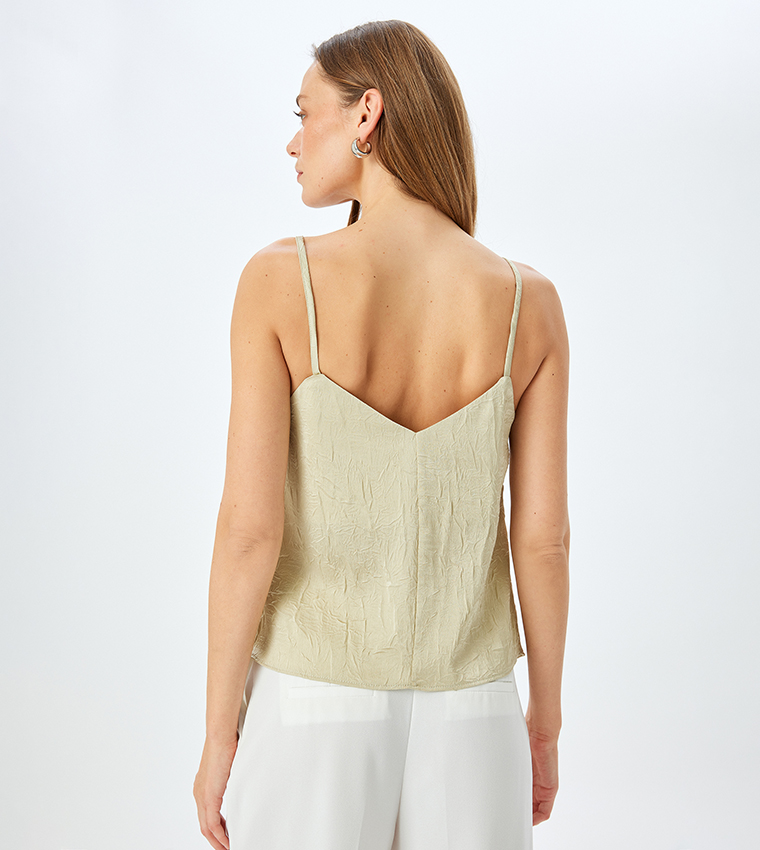 كوتون  توبات كاجوال  - أخضر Casual Tops