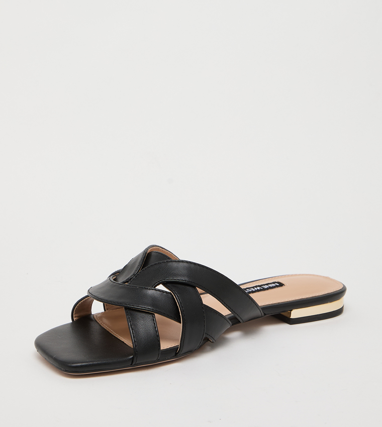 ETSINAR Open Toe Flat Sandals
