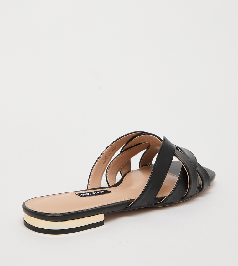 ETSINAR Open Toe Flat Sandals