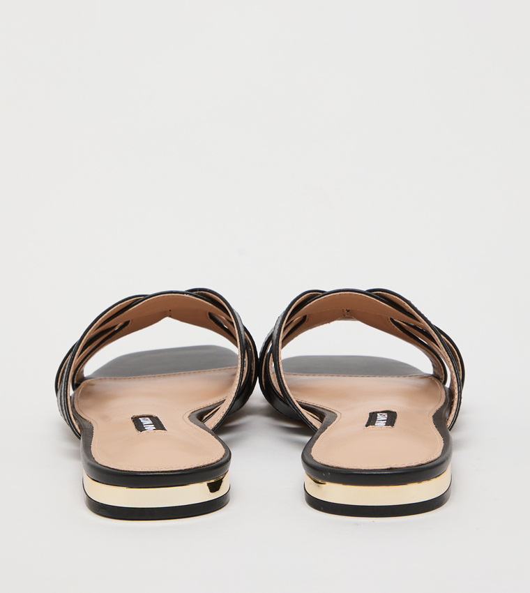ETSINAR Open Toe Flat Sandals
