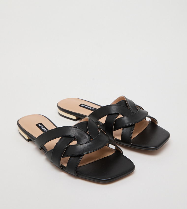 ETSINAR Open Toe Flat Sandals