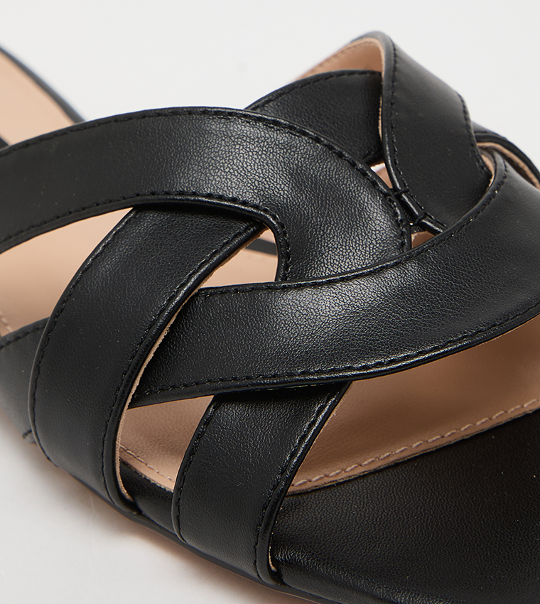 ETSINAR Open Toe Flat Sandals