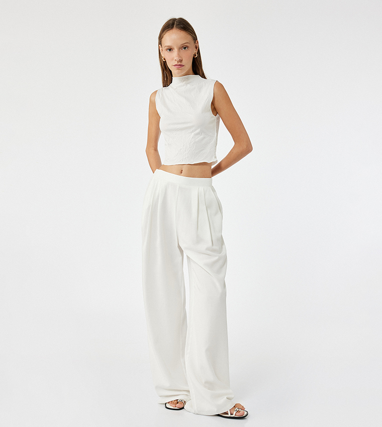 Koton  Cropped Tops - Beige Cropped Tops