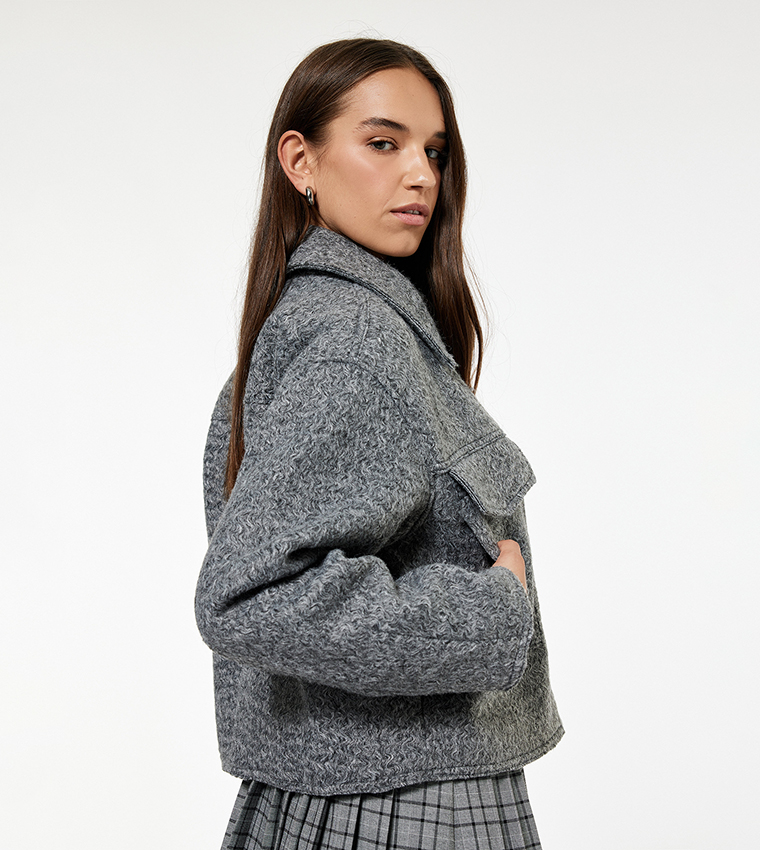 Zippered Long Sleeves Jacket