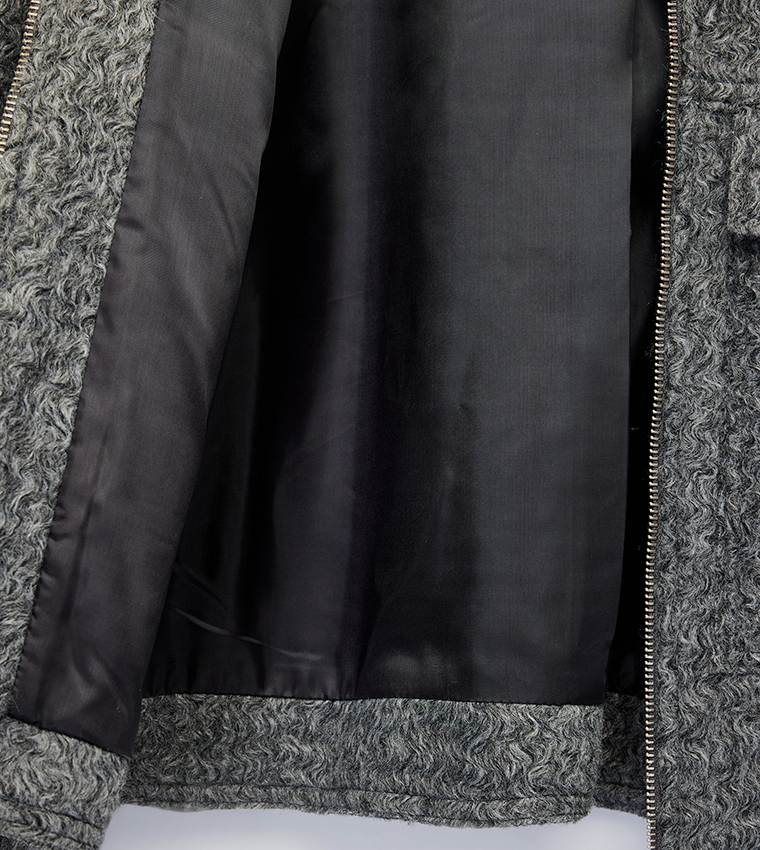 Zippered Long Sleeves Jacket