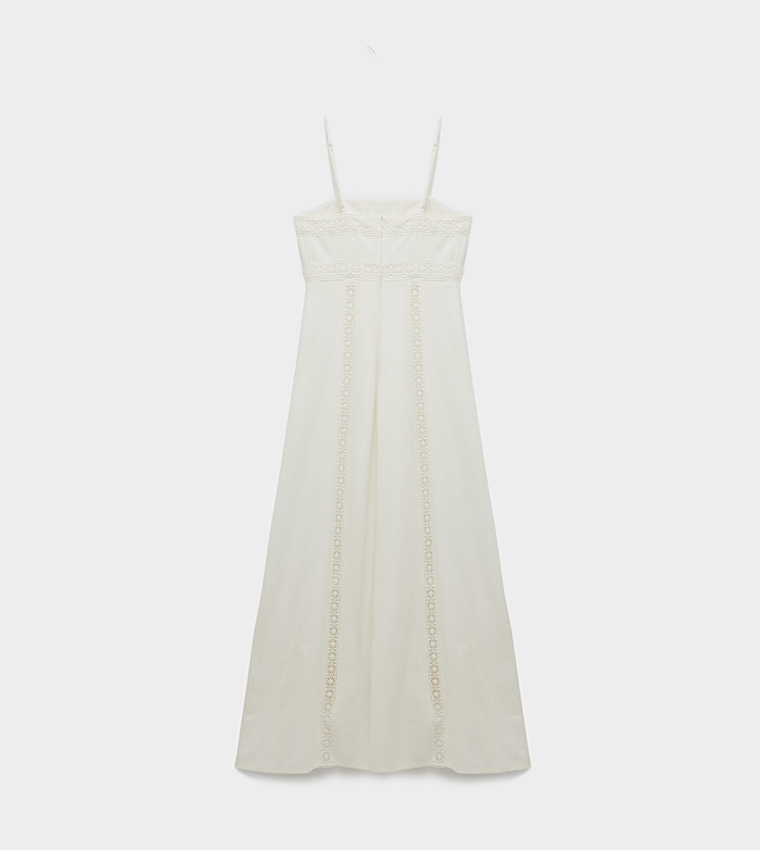 كوتون  فساتين ماكسي  - بيج Maxi Dresses
