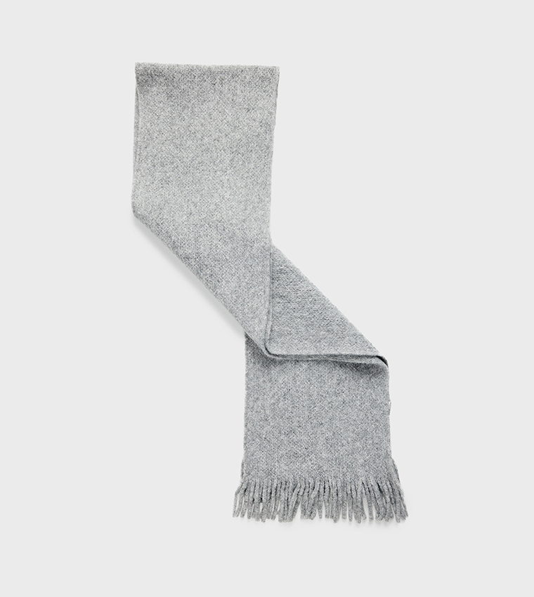 Koton  Blanket Scarves - Grey Blanket Scarves