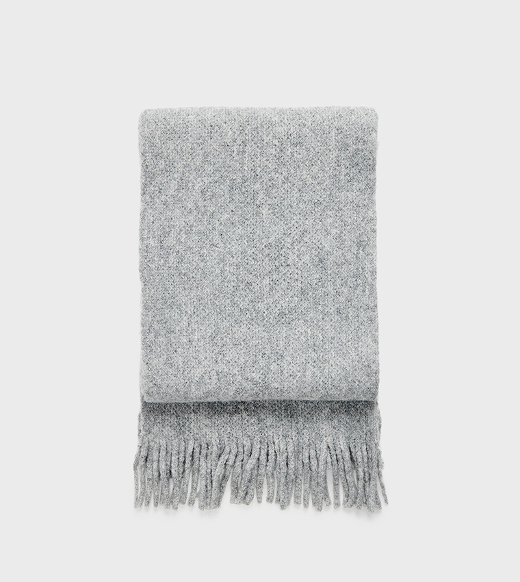 Koton  Blanket Scarves - Grey Blanket Scarves