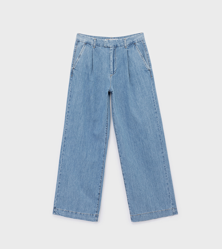 Koton  Wide Leg Jeans - Blue Wide Leg Jeans