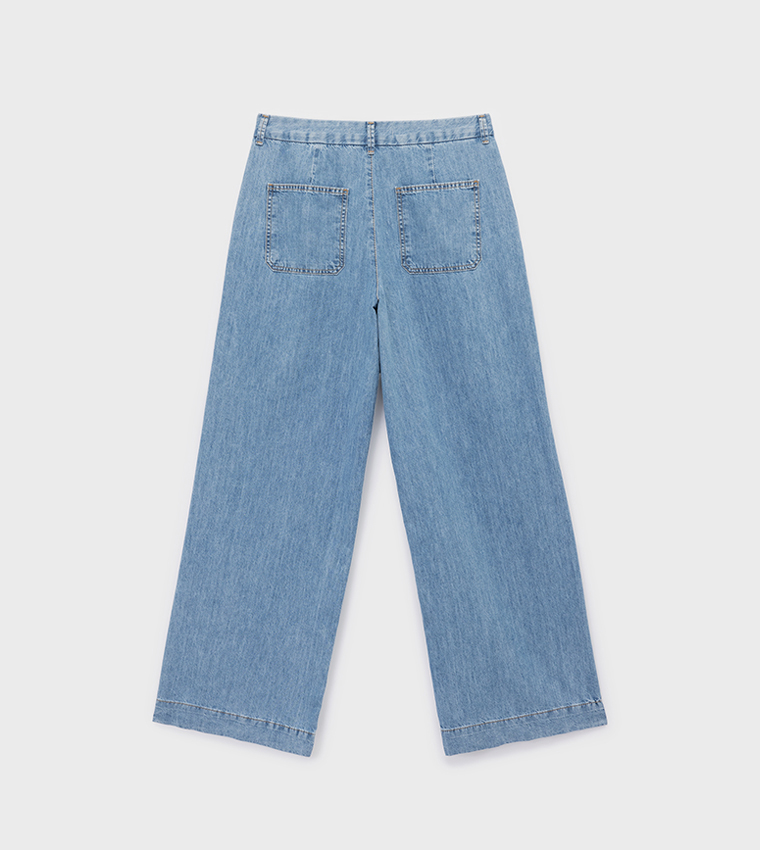 Koton  Wide Leg Jeans - Blue Wide Leg Jeans