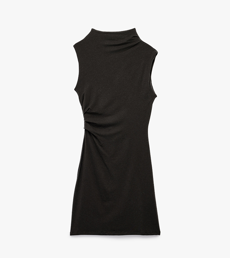 كوتون  فساتين ميني  - رمادي Mini Dresses