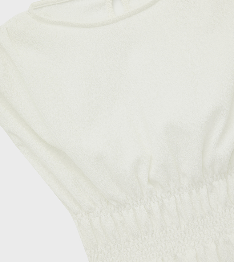 كوتون  توبات كاجوال  - عاجي  Casual Tops