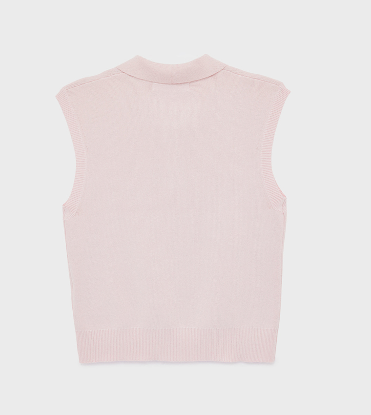 Koton  Sleeveless Tops - Pink Sleeveless Tops