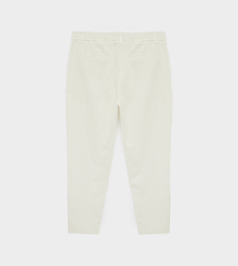 Solid Button Closure Trousers