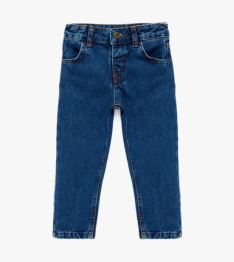 Washed Slim Fit Jeans