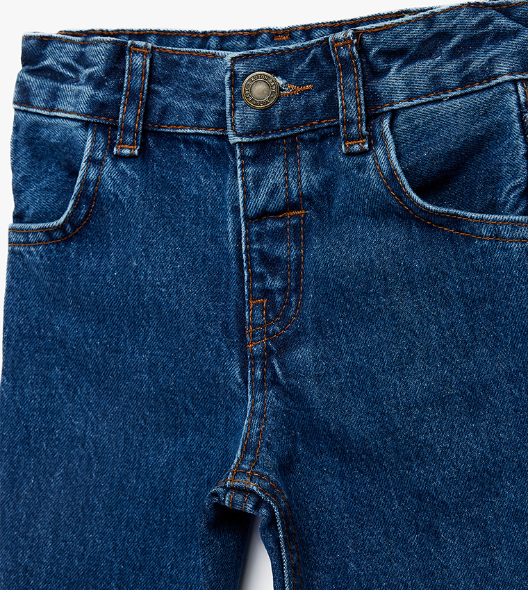 Washed Slim Fit Jeans