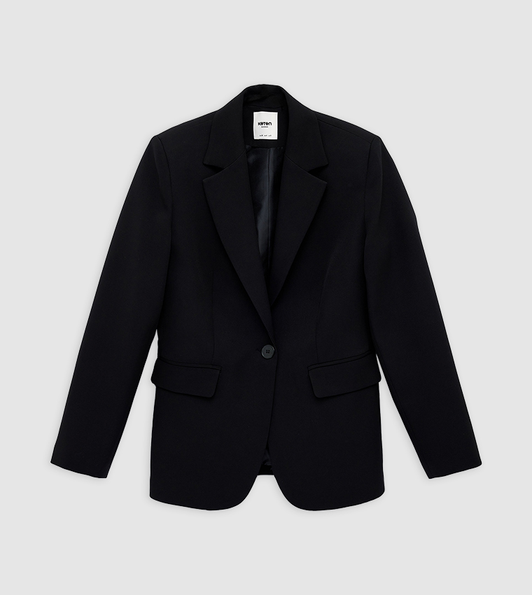 جاكيت سادة كم طويل 