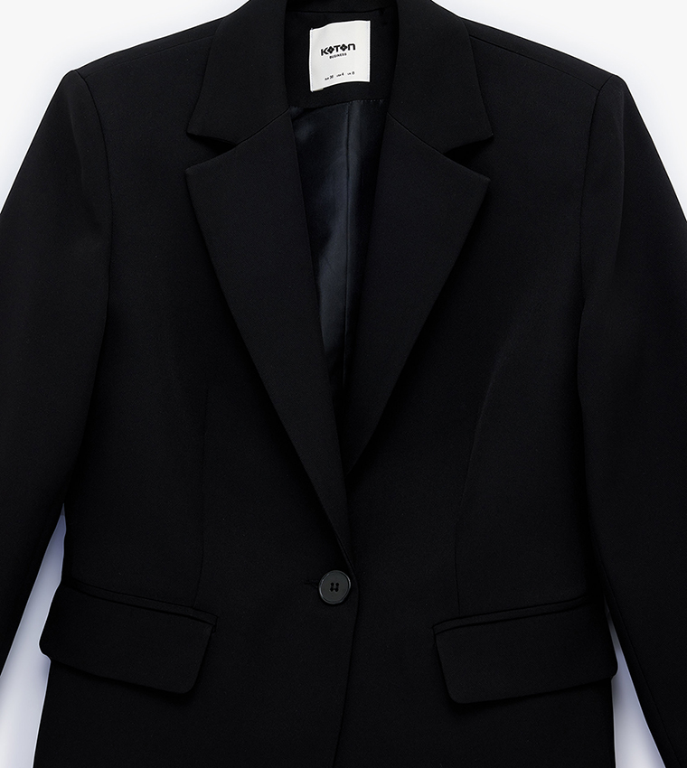 جاكيت سادة كم طويل 