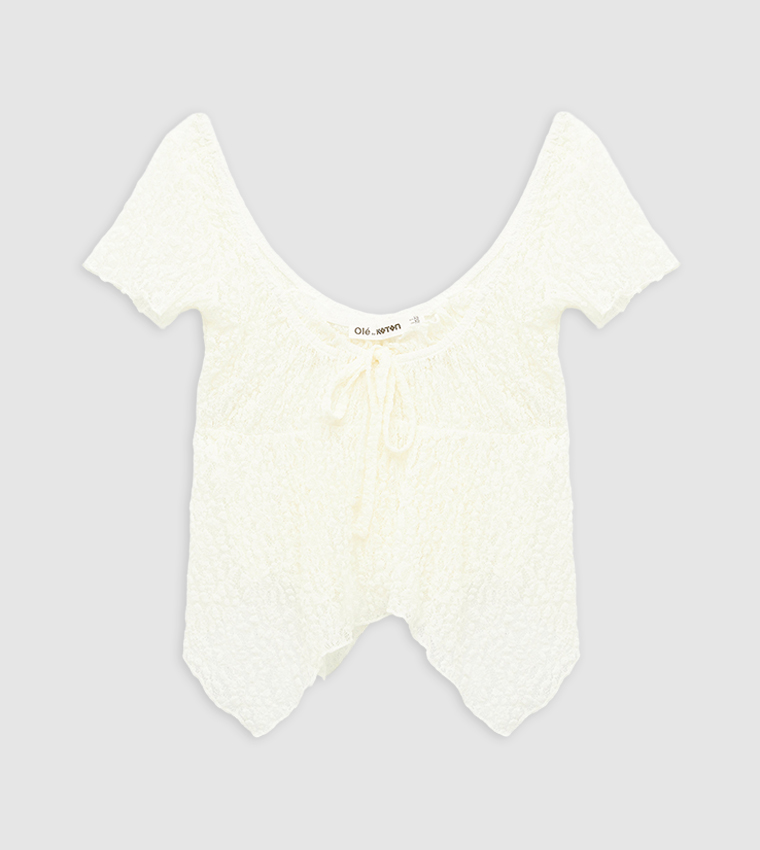 كوتون  توبات كاجوال  - بيج Casual Tops