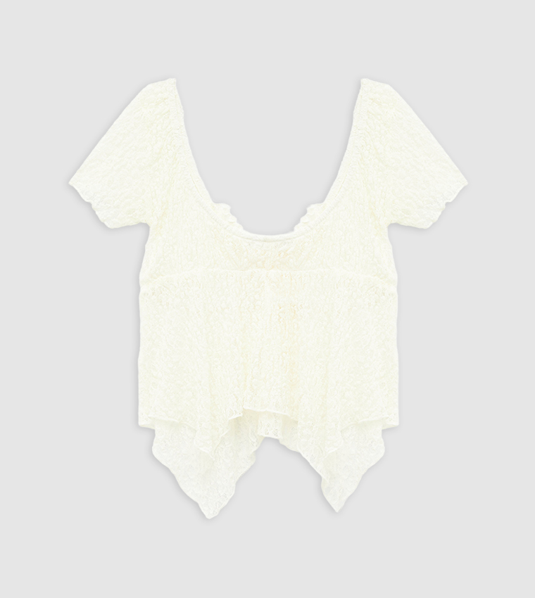 كوتون  توبات كاجوال  - بيج Casual Tops