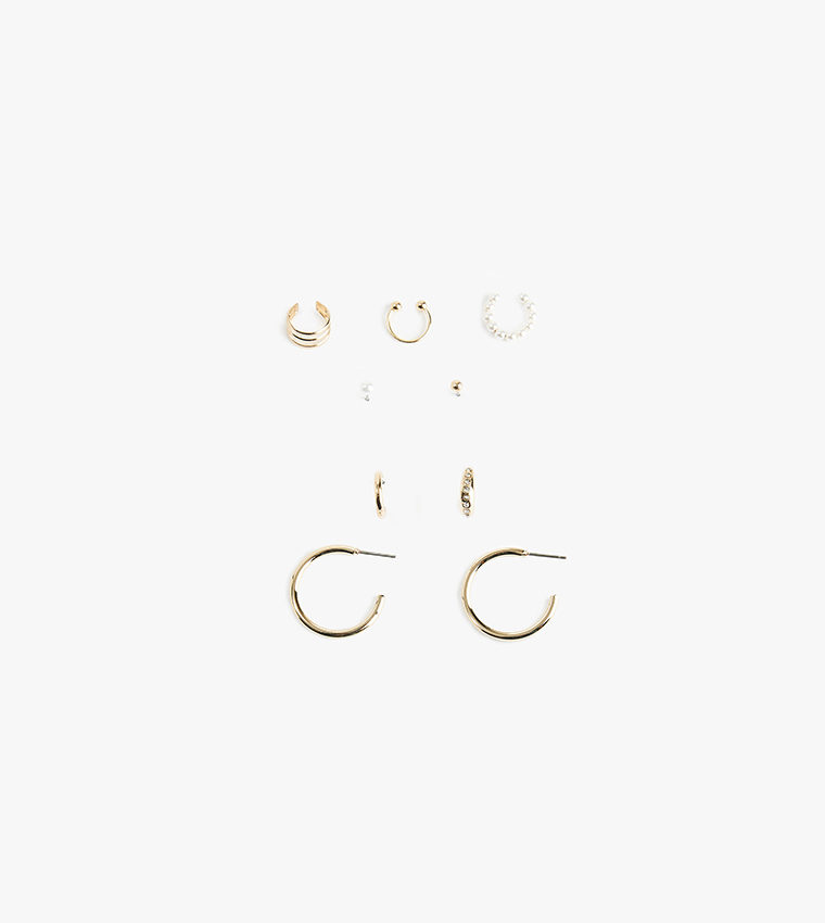 Multipack Hoop Earrings Set