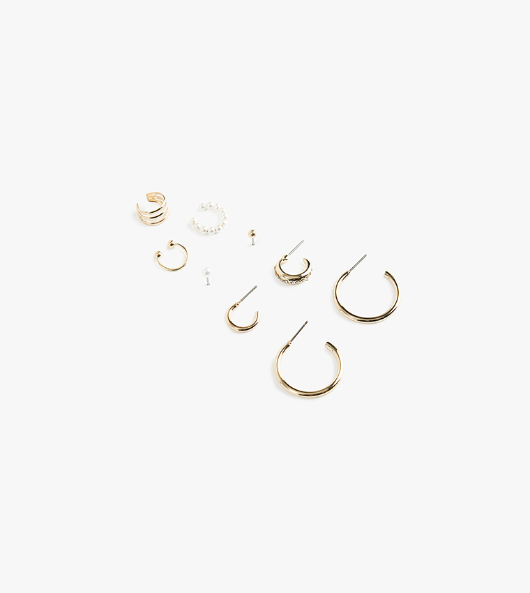 Multipack Hoop Earrings Set