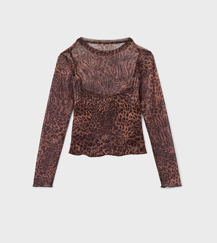 كوتون  توبات كاجوال  - بني  Casual Tops